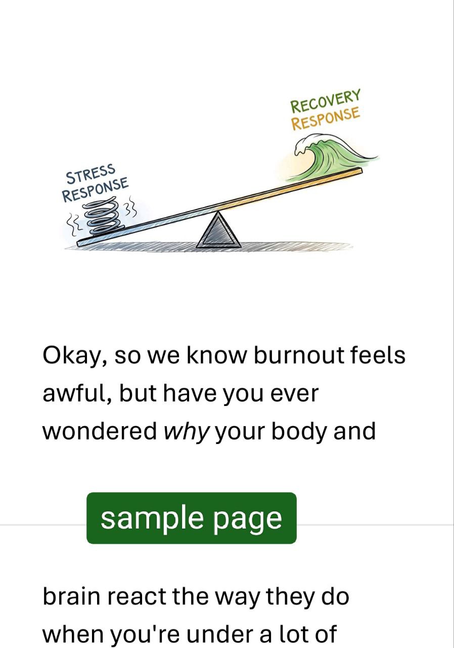 Burnout to Balance: Reclaim Your Energy & Focus-eBook
